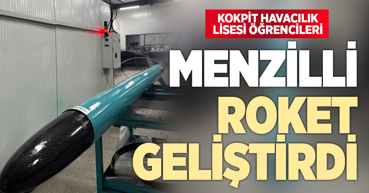 Kokpit Havacılık Lisesi öğrencileri uzun menzilli roket geliştirdi