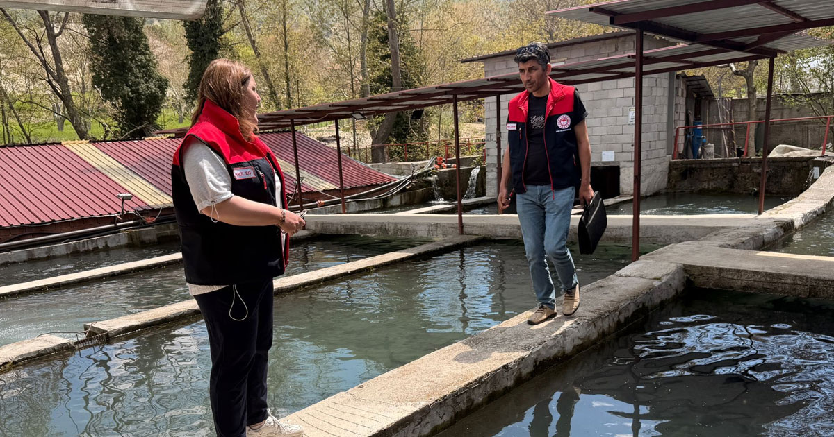 Çameli’nin balık üretimine denetim
