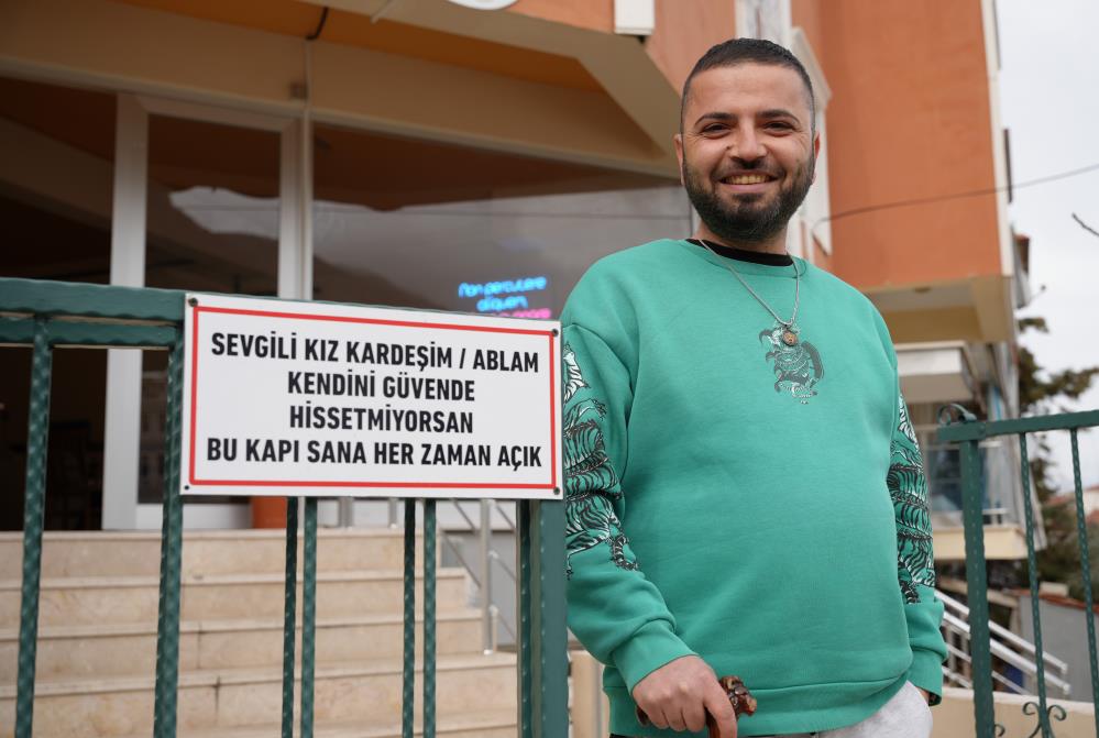 Denizli'de duyarlı esnaftan kadınlara yönelik anlamlı farkındalık