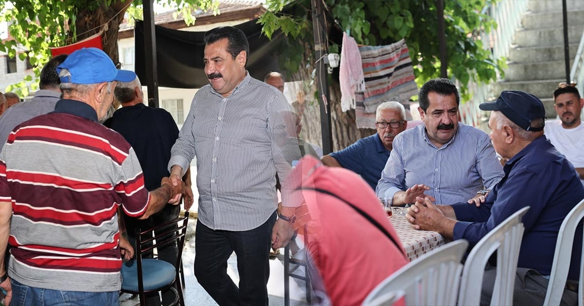 BAŞKAN ERTEMUR'DAN HAFTA SONU MAHALLE MESAİSİ