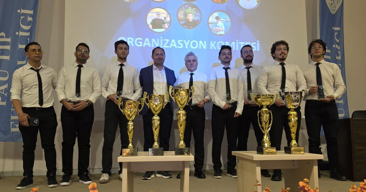 PAÜ Hastaneleri’nde Tıp Fakültesi Futbol Ligi’nin 13. sezonu tamamlandı