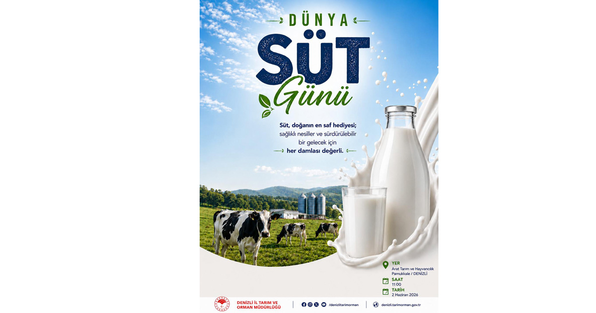 Denizli’de Dünya Süt Günü etkinliği düzenlenecek