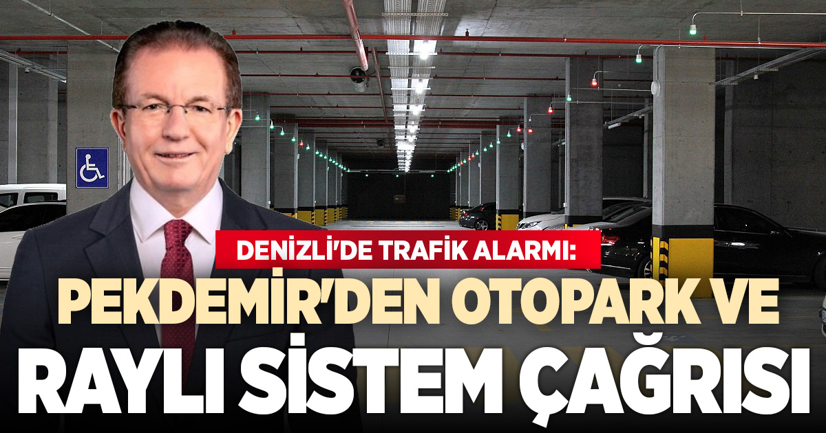 Denizlili iş insanı ve siyasetçi Halil Pekdemir'den trafik sorununa çözüm önerisi