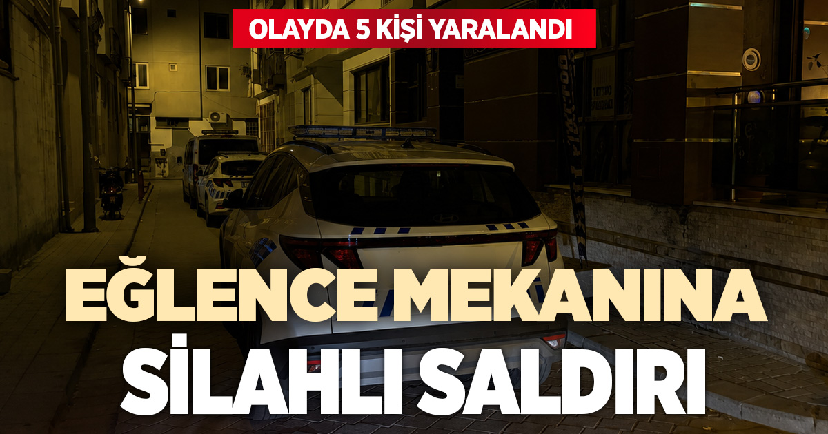 Denizli’de eğlence mekanına motosikletli silahlı saldırı: 5 yaralı