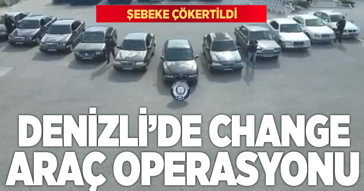 Kazalı lüks araçları change işlemiyle piyasaya süren şebeke çökertildi