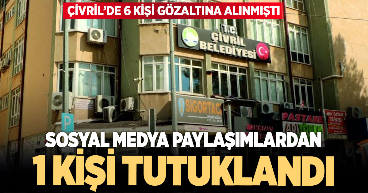 Çivril'deki sosyal medya paylaşımı davasında 1 kişi tutuklandı
