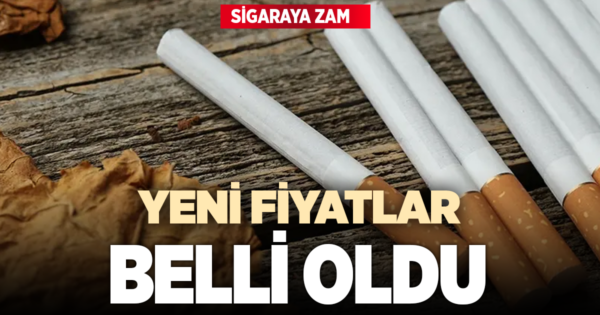Yeni Sigara Fiyatları Belli Oldu