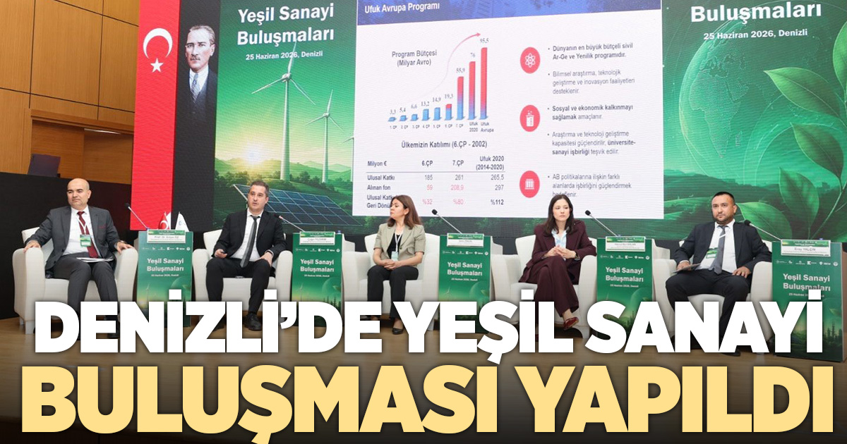 Denizli Organize Sanayi Bölgesi 'Yeşil Sanayi Buluşmaları'na ev sahipliği yaptı