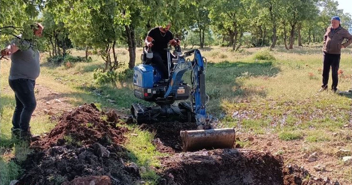 Yaban hayvanları için su havuzları yapıldı