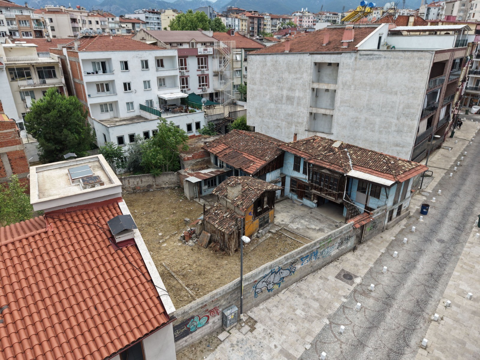 Tarihi Şerbetçioğlu Konağı’nda restorasyon çalışmaları başladı