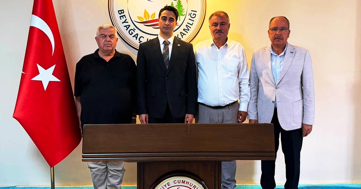 BAŞKANLARDAN YENİ KAYMAKAMA ZİYARET