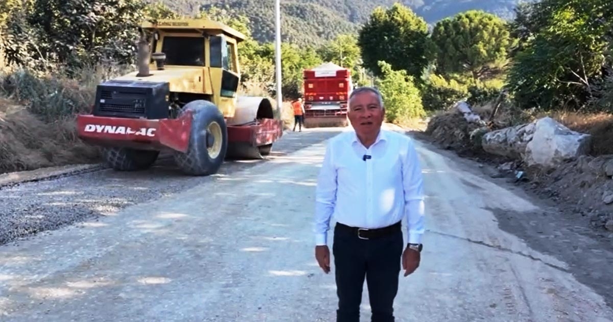 ESKİ KARATEKE YOLUNDA ASFALT ÇALIŞMASI BAŞLADI