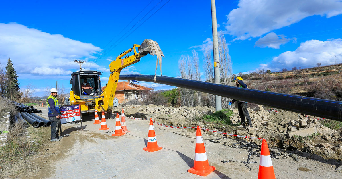 Kocabaş’a 9,2 kilometrelik yeni içme suyu hattı