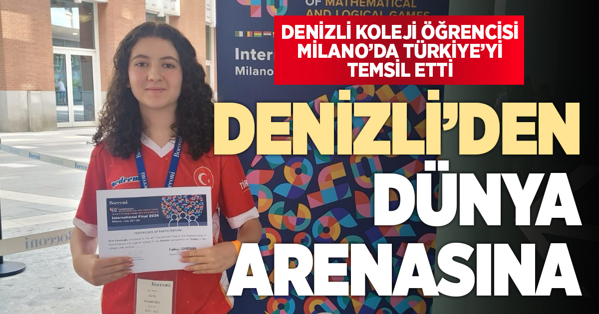 Denizli’den dünya finaline: Azra Kavakoğlu’ndan büyük başarı