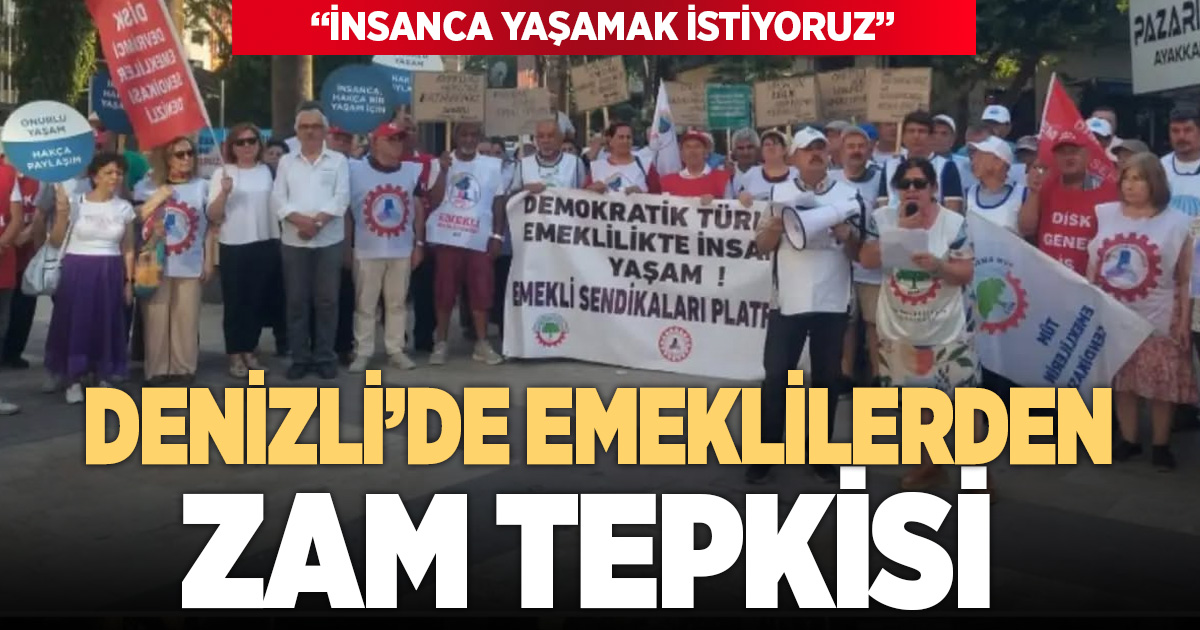 EMEKLİLER İSYAN ETTİ