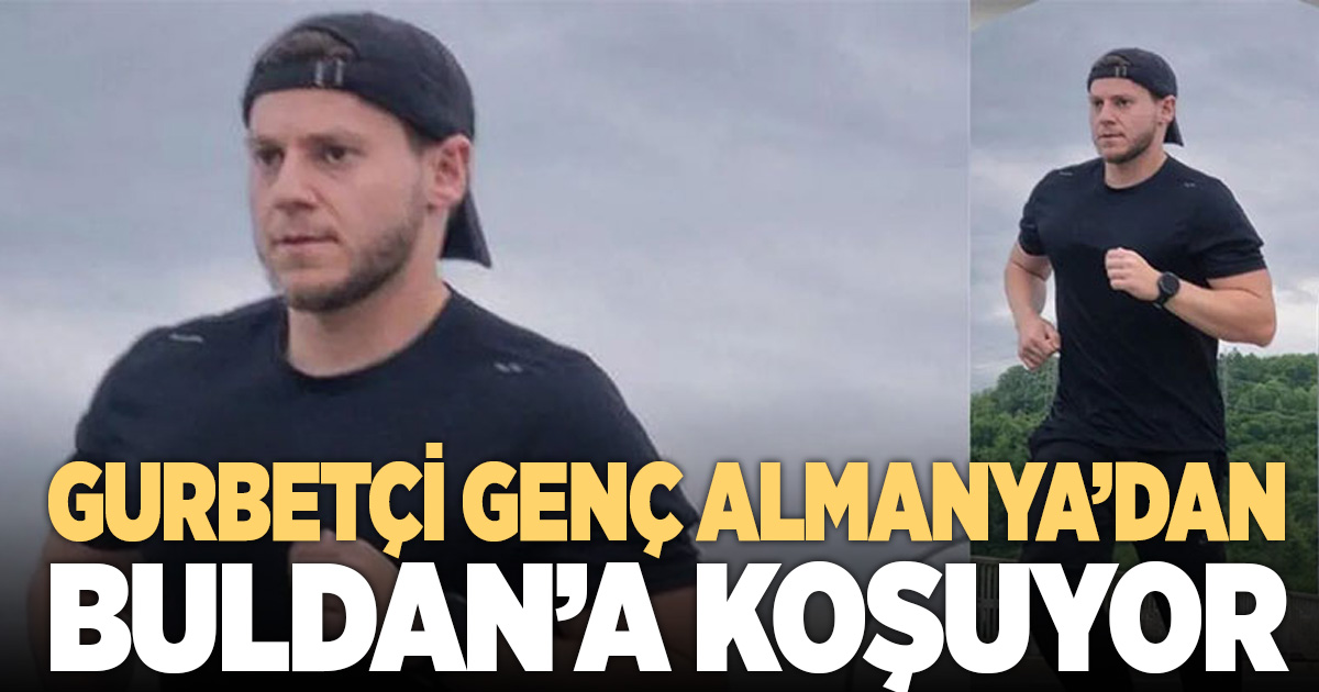 Almanya doğumlu Buldanlı genç, memleketine koşarak geliyor