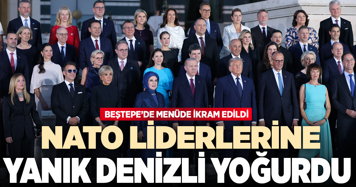 NATO liderlerinin sofrasında Denizli imzası! Yanık Denizli yoğurdu menüde yerini aldı