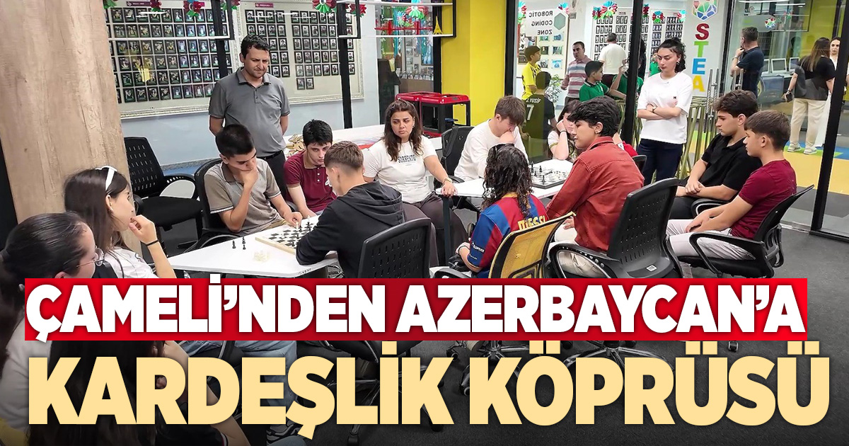 Çamelili öğrenciler Azerbaycanlı kardeşleriyle buluştu 