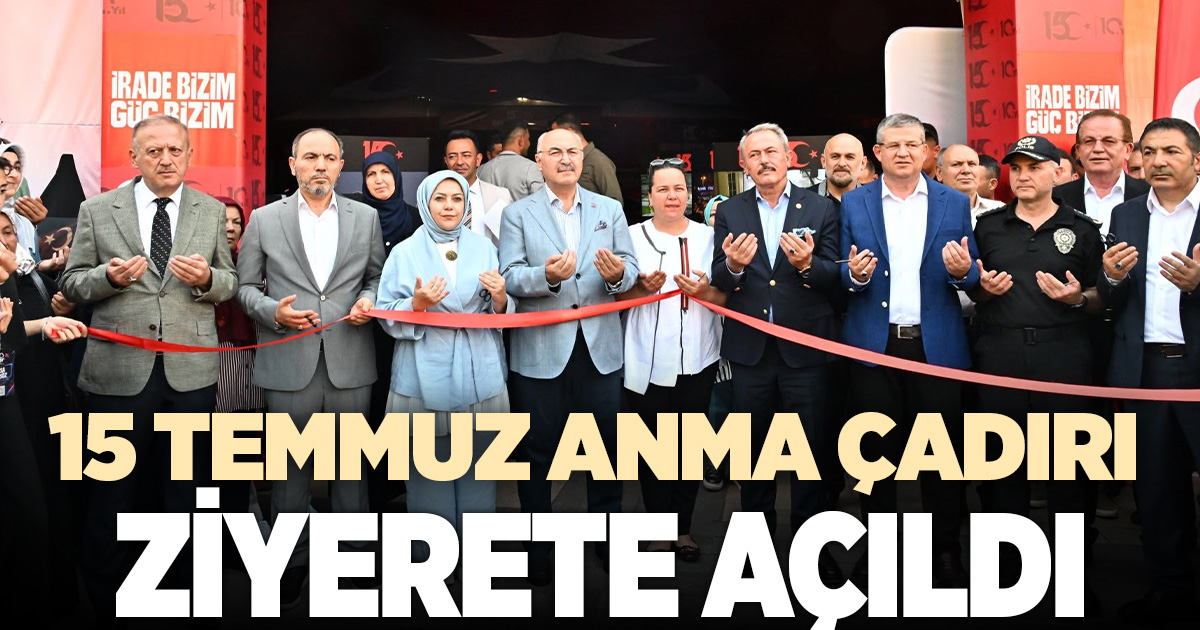 Denizli'de 15 Temmuz Hafıza Çadırı açıldı
