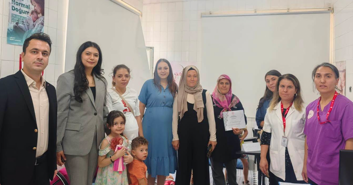 Baklan’da anne adaylarına doğuma hazırlık eğitimi