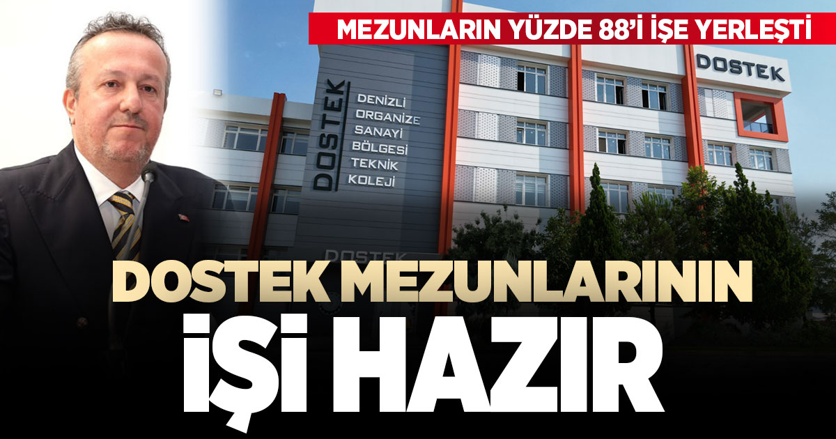 DOSTEK Koleji Mezunları sanayinin geleceğine güçlü adımlarla ilerliyor