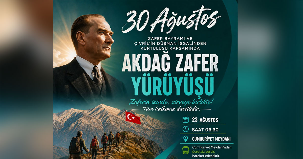 Akdağ’a ‘Zafer Yürüyüşü’