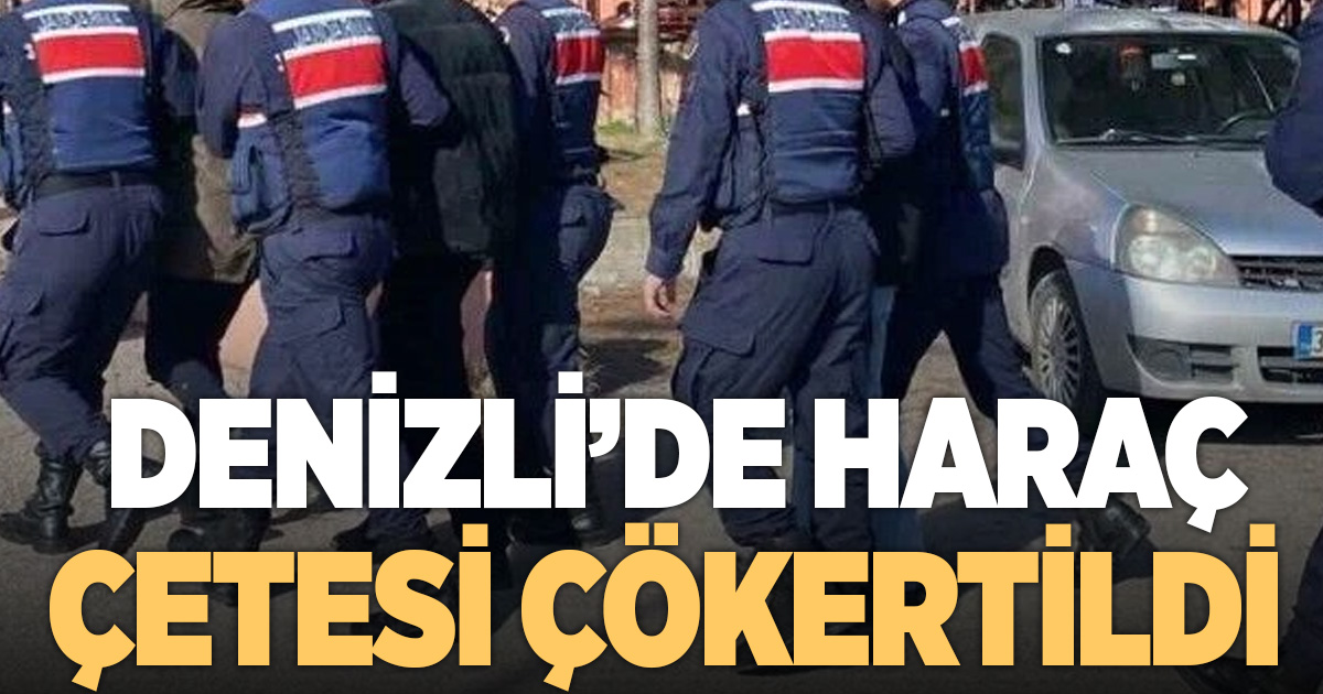Denizli’de jandarmadan haraç çetesine operasyon; 7 gözaltı