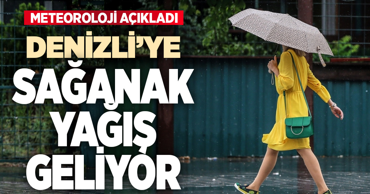 Denizli’de Hafta Sonuna Doğru Hava Değişiyor: Sıcaklık Düşecek, Sağanak Geliyor