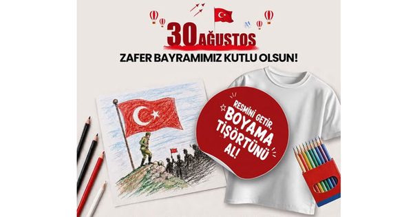 Merkezefendili çocuklar ‘Zafer’i resimlerle kutlayacak