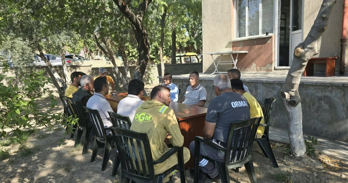 ANKARA YANGIN EKİPLERİNE VEDA ZİYARETİ