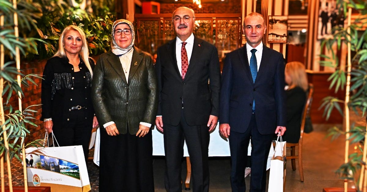 DENİZLİ’DE EMNİYET MÜDÜRÜ SAĞDIÇ’A VEDA