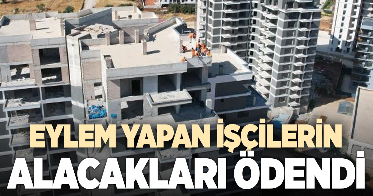 Denizli’de çatıya çıkan işçiler ile firma arasında mutabakat sağlandı