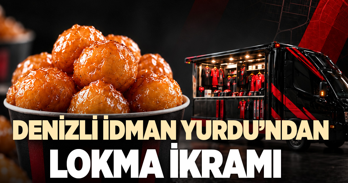 Denizli İdman Yurdu’ndan Bayramyeri Meydanı’nda lokma hayrı