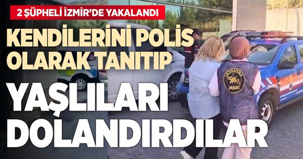 Denizli’de yaşlı vatandaşı dolandıran 2 şüpheli İzmir’de yakalandı