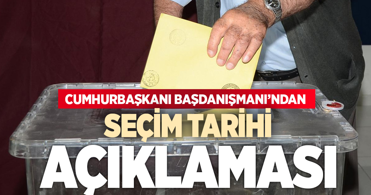 Mehmet Uçum’dan seçim tarihi açıklaması