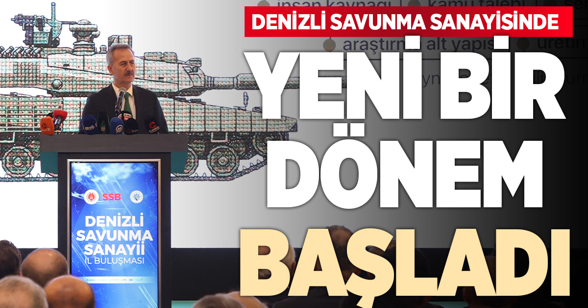 Denizli'nin savunma sanayisinde yeni bir dönem başladı
