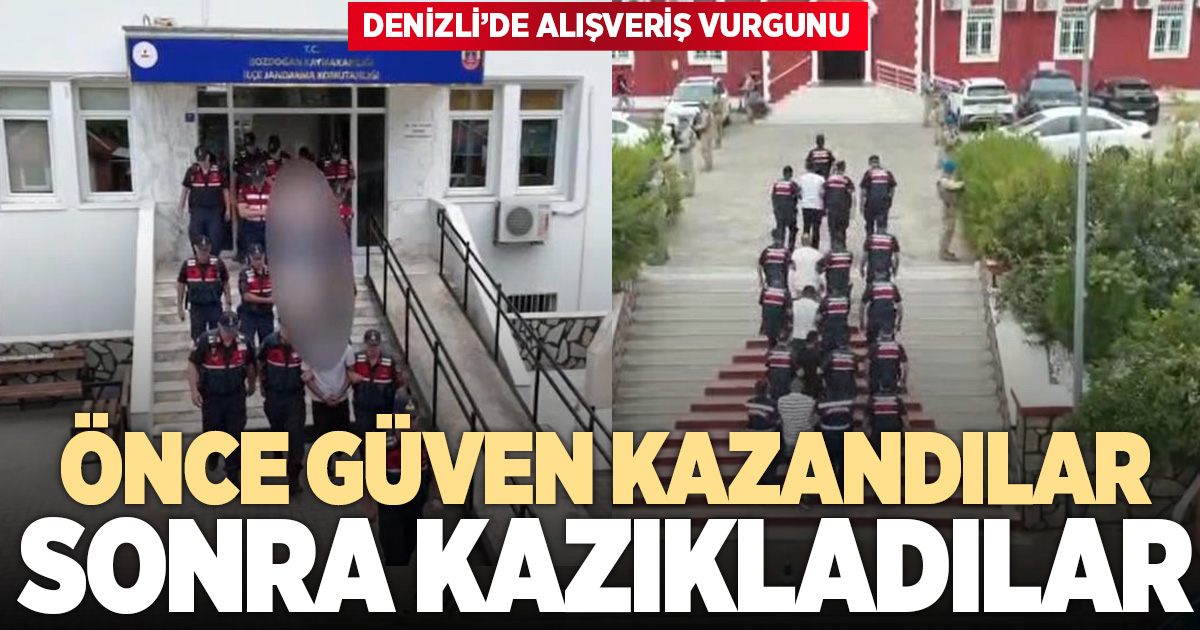 Güven kazanıp milyonluk alışveriş yaptılar, ödemeleri yapmayınca yakalandılar  