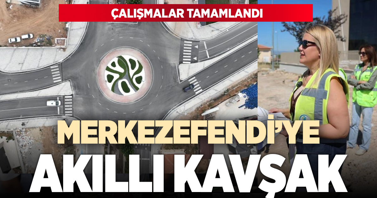 Merkezefendi’de akıllı kavşak çalışması tamamlandı