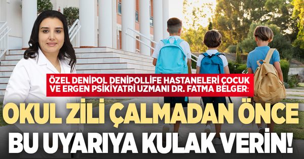 OKUL ZİLİ ÇALMADAN ÖNCE BU UYARIYA KULAK VERİN!