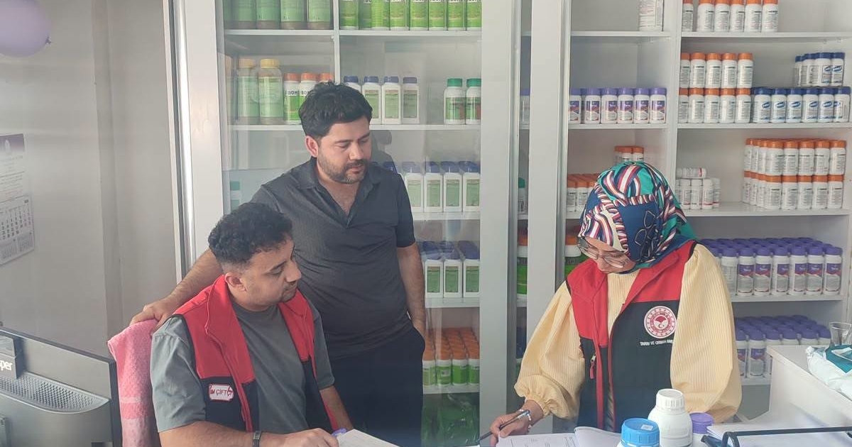 DENİZLİ’DE BİTKİ KORUMA ÜRÜNLERİNE SIKI DENETİM