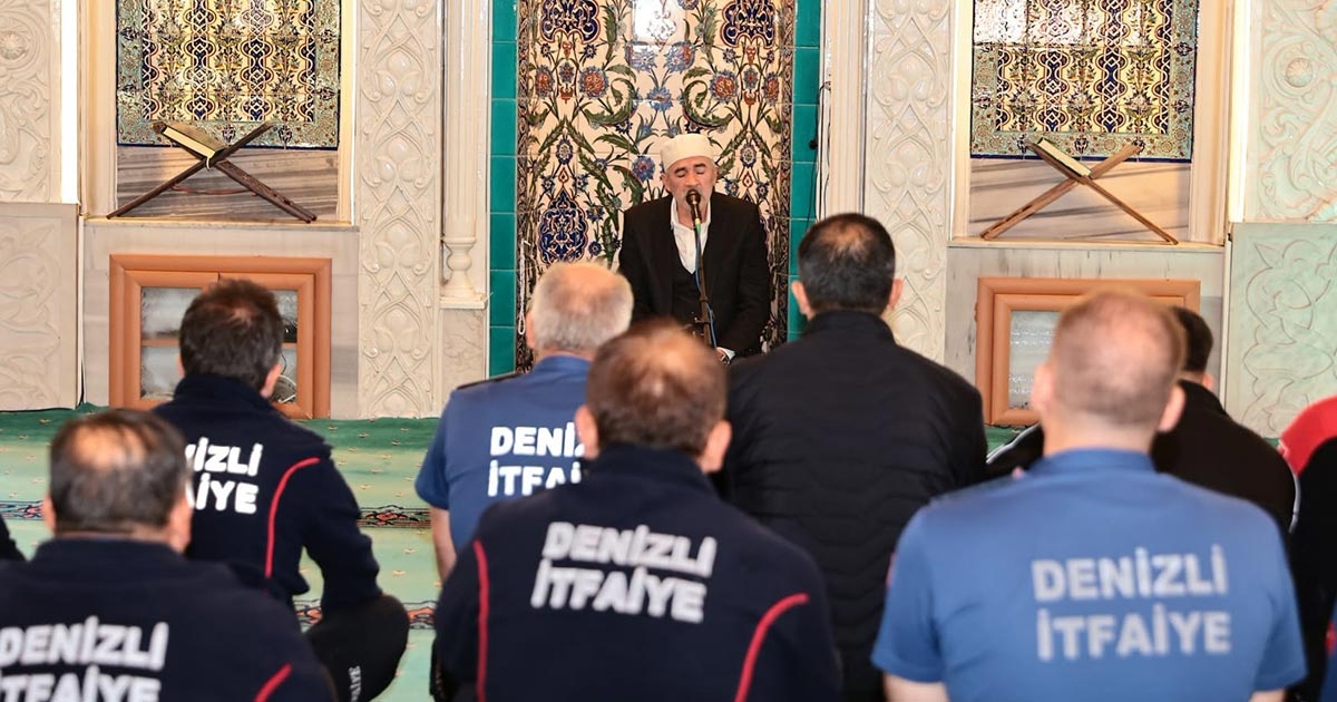 İTFAİYE ŞEHİTLERİ İÇİN MEVLİD-İ ŞERİF OKUTULDU