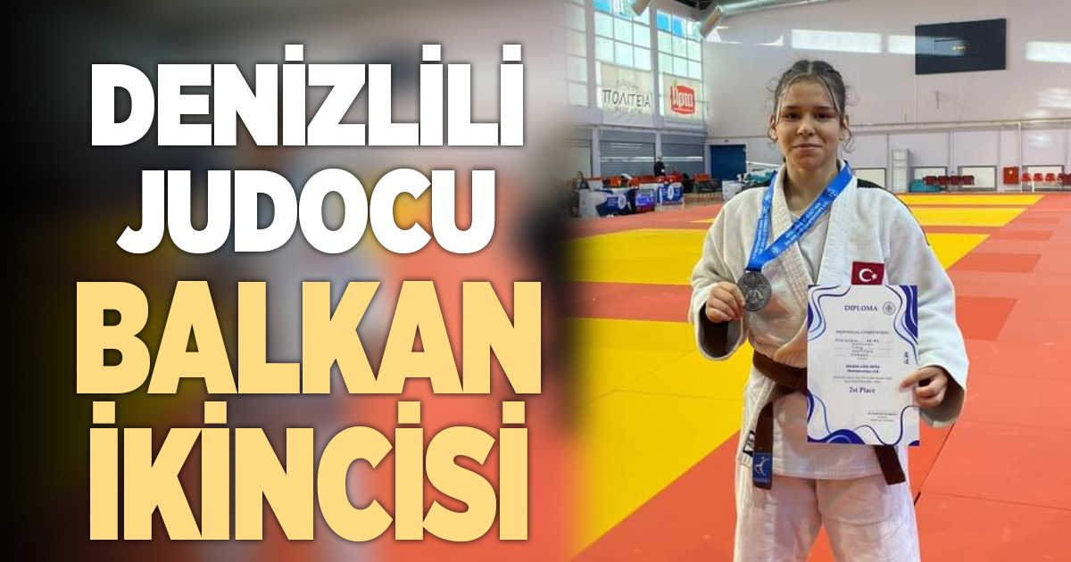 Arife Aydınoğlu’ndan judo Balkan ikinciliği