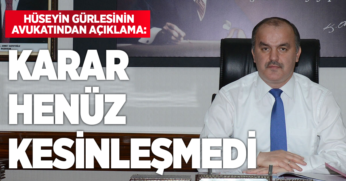 Hüseyin Gürlesin’in avukatından mahkûmiyet kararına ilişkin açıklama