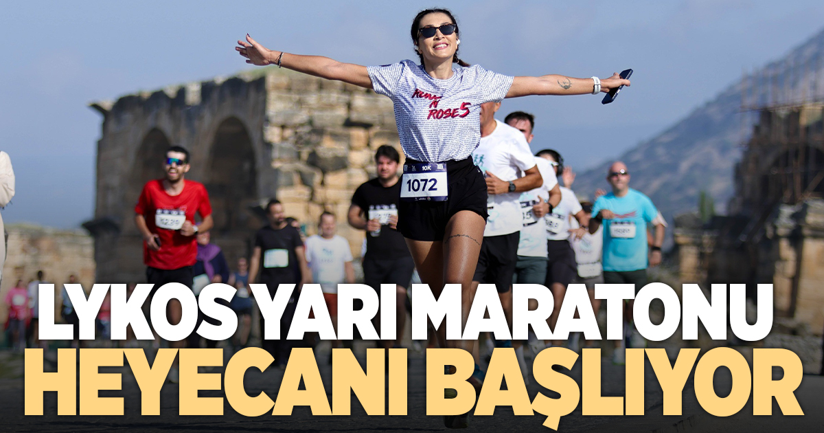 Denizli, Lykos Yarı Maratonu heyecanına hazır