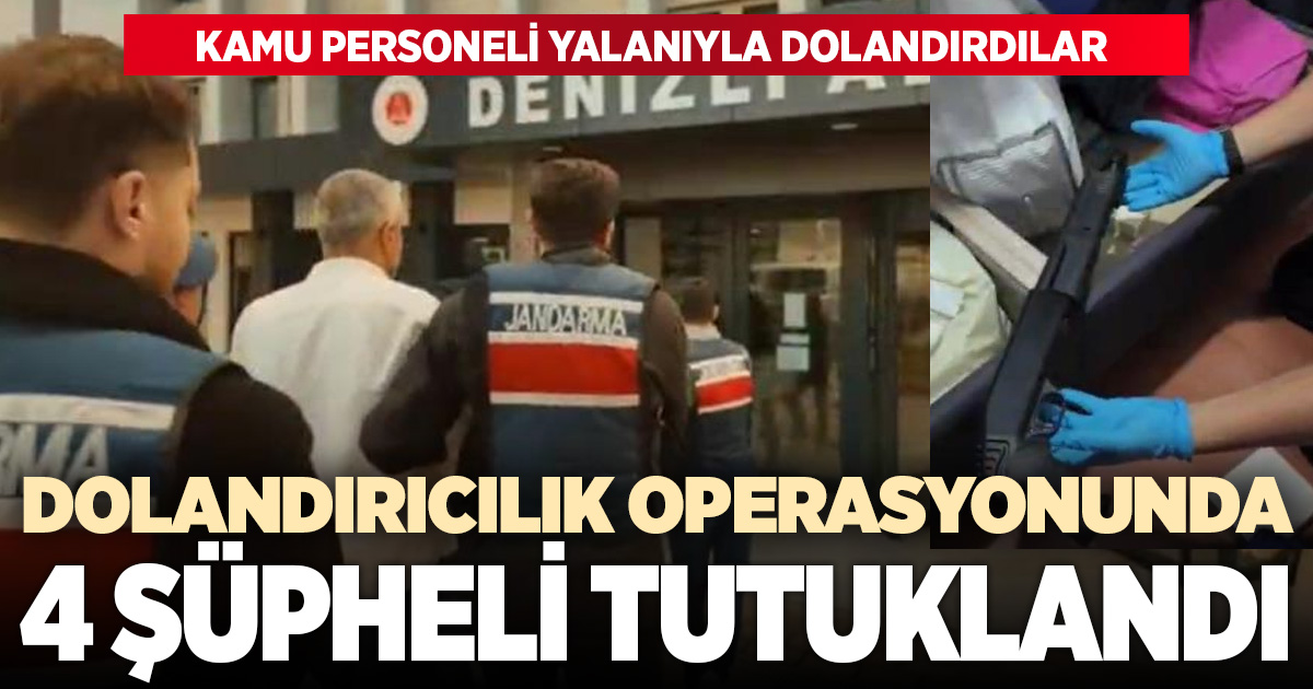 ‘Kamu personeliyiz' yalanıyla dolandırıcılık yapan 10 şüpheli yakalandı