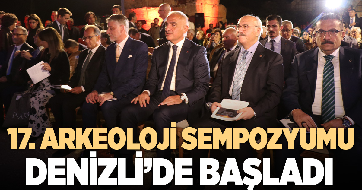 Bakan Ersoy, Hierapolis'teki buluşmada Türkiye arkeolojisinin yeni vizyonunu anlattı