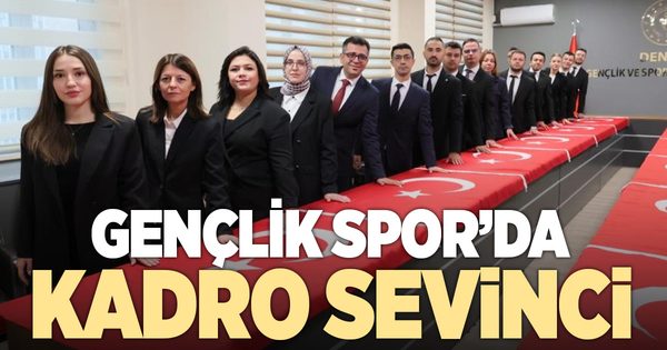 Denizli Gençlik Spor İl Müdürlüğünde 43 personel kadroya geçti