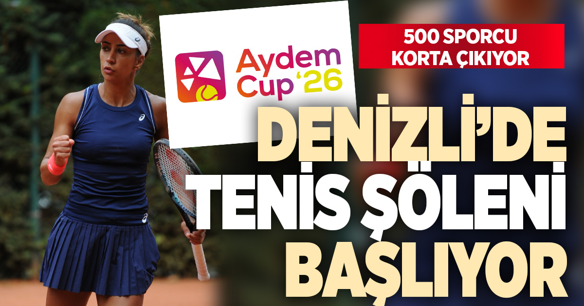 AYDEM CUP T500 MASTERS TENİS TURNUVASI DENİZLİ’DE BAŞLIYOR